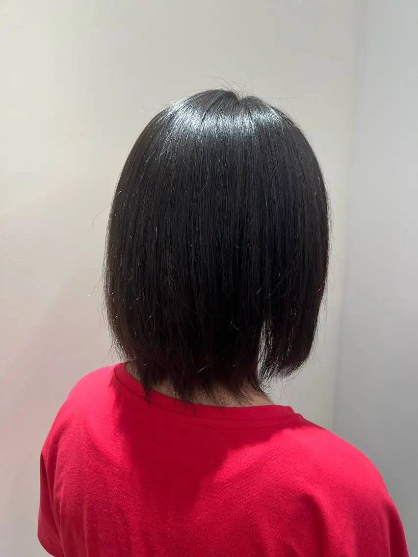 ショート 縮毛矯正 大塚 柊那のヘアスタイル