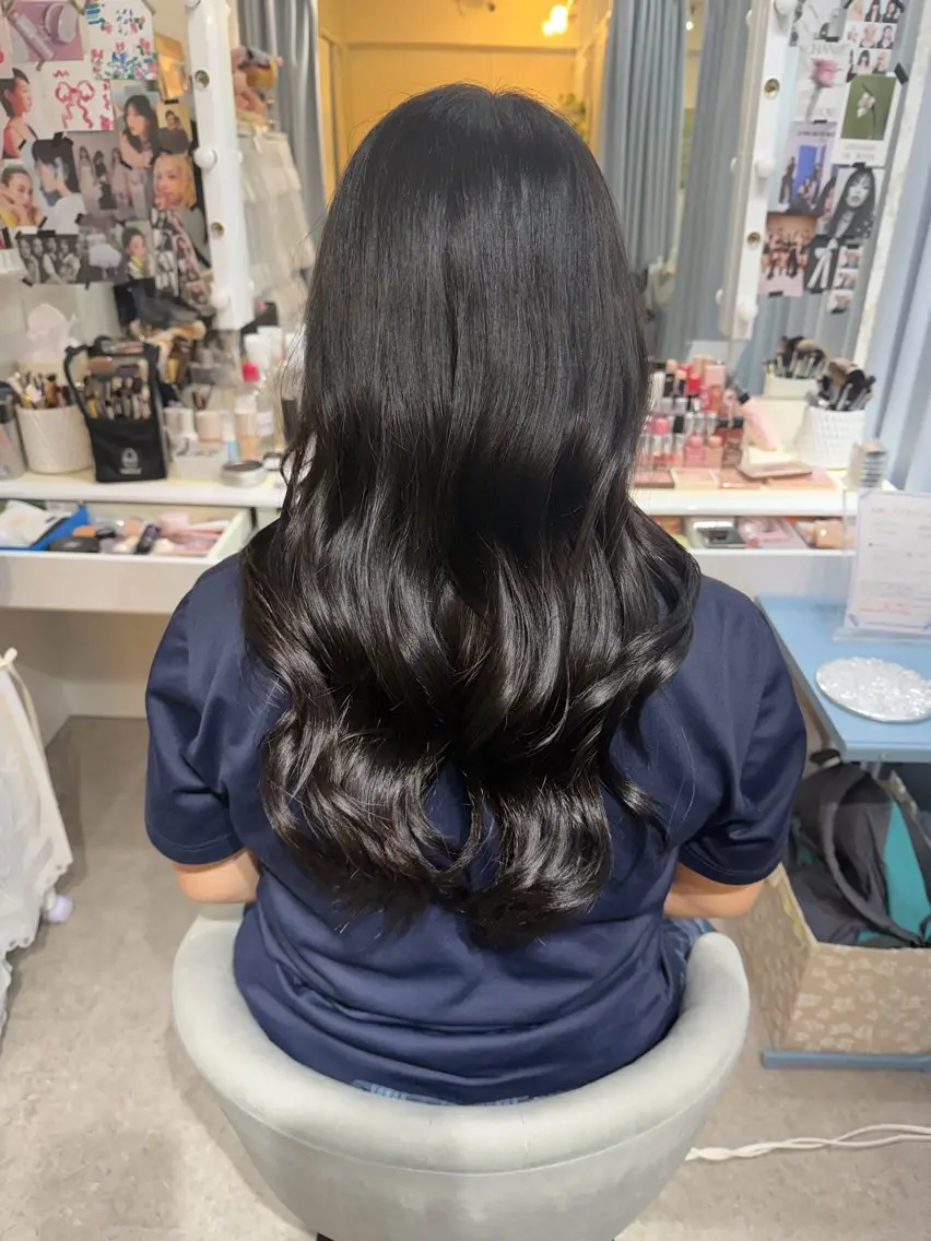 ロング ヘアアレンジ ヨシンモリ ココシャル miranoのヘアスタイル