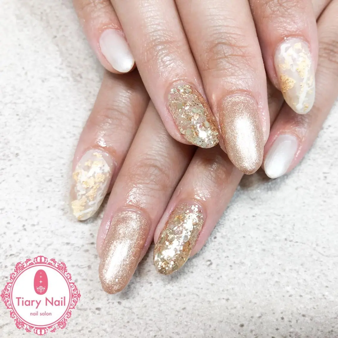 ネイル tiarynail K K🐼のネイルデザイン