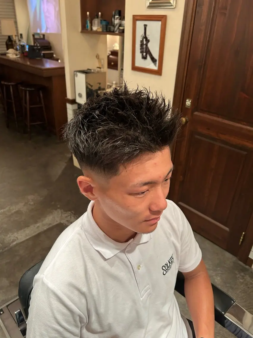 メンズ フェードカット 滝川 大喜のヘアスタイル