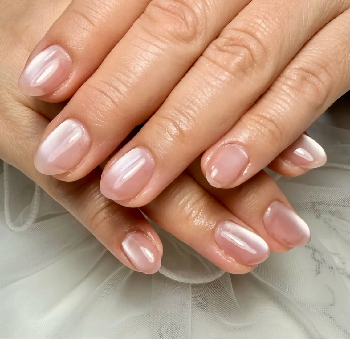 ネイル アートネイル チークネイル フラッシュネイル フラッシュマグ フレンチネイル Mai’s nailのネイルデザイン