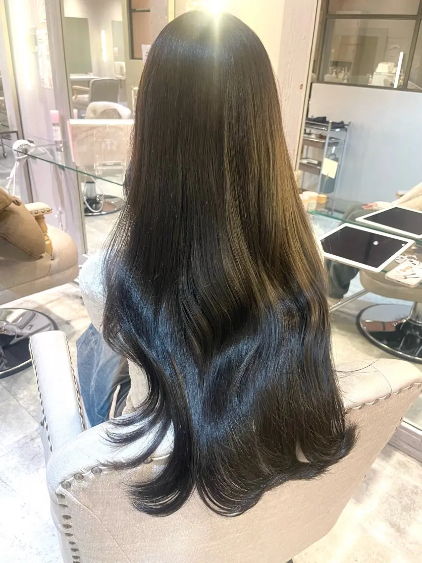 カラー 透明感カラー 柔らかメルティ ヘア🩰Yuuhaのヘアスタイル