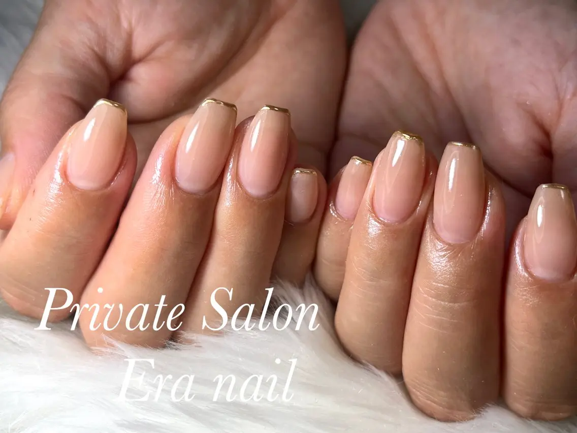 ネイル フレンチネイル ミラーネイル ワンカラーネイル Era nailのネイルデザイン