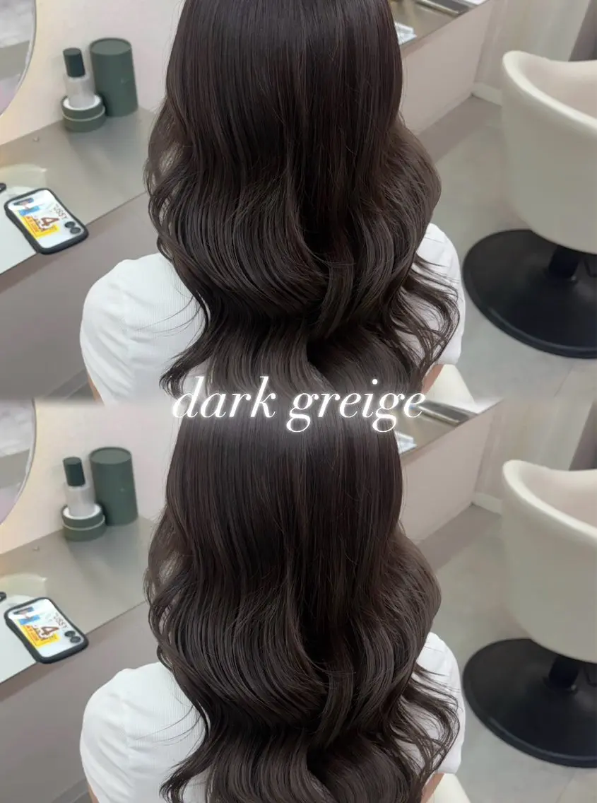 ロング カラー ヘアアレンジ メンズ 透明感カラー ダークグレー ダークグレージュ グレージュ ヘアカラー 🩶透明感カラー 池袋/mei🩶のヘアスタイル