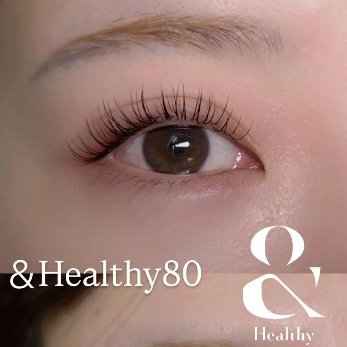 【パリエク】оr【&Healthy80本】エクステ80本➕️パーマ★【オフ￥700】コーティング仕上げの写真