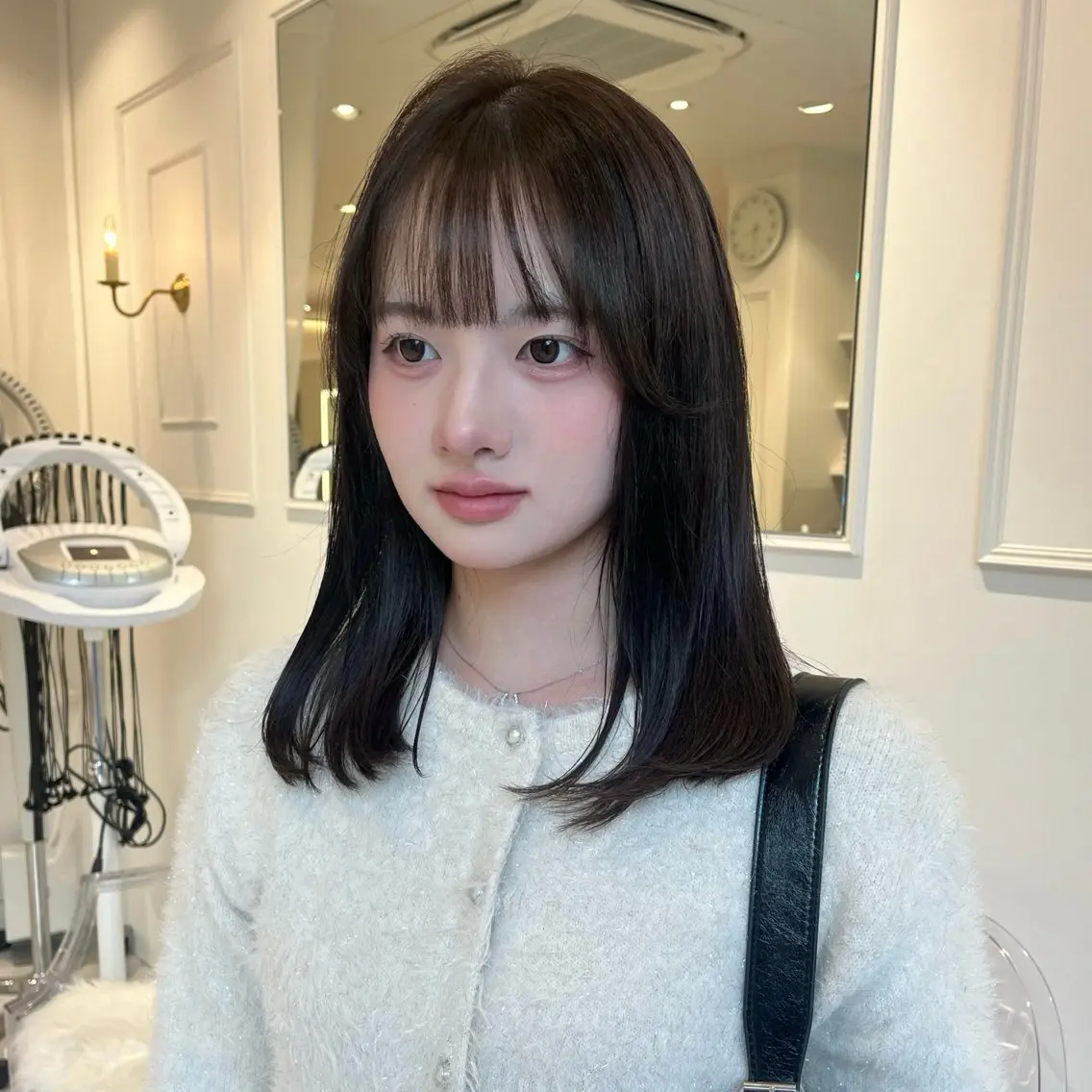 セミロング カット ヘアカラー ParveMix /石田 佳澄🩶のヘアスタイル