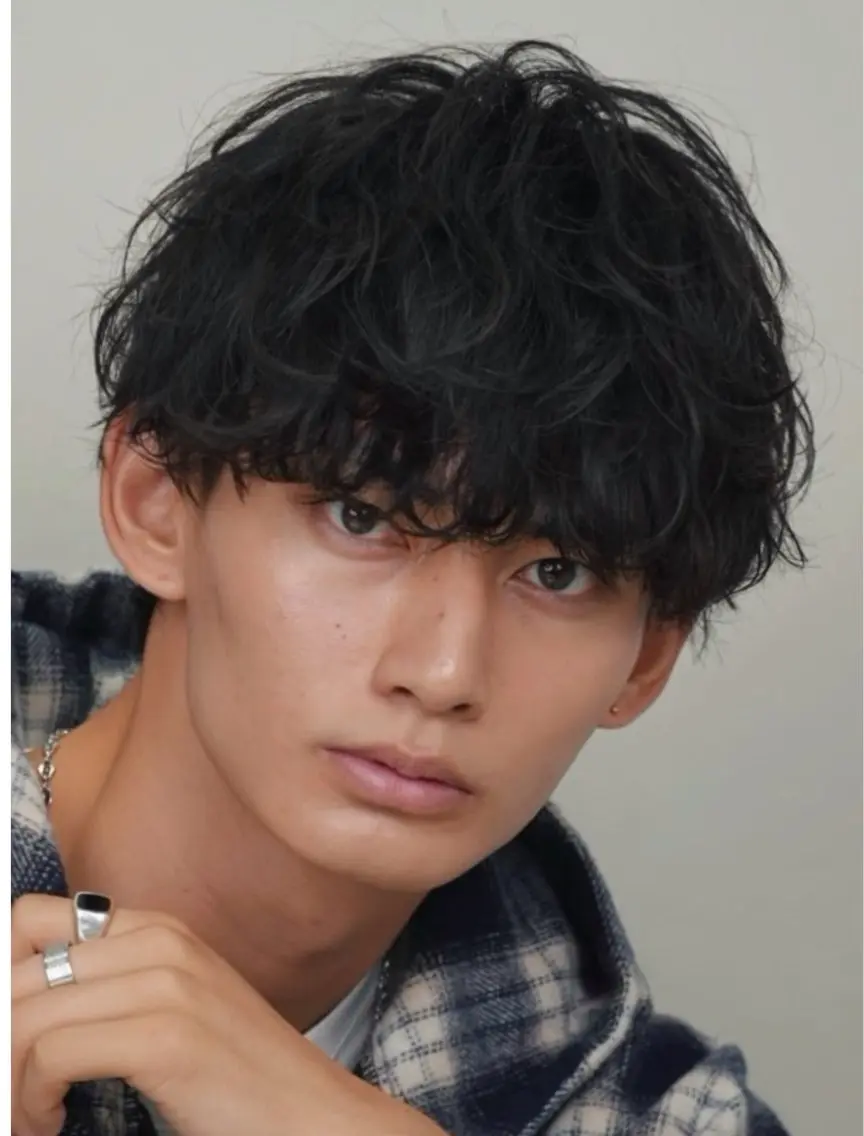 パーマ メンズ カット パーマ トリートメント fifth 髙橋 結羽のヘアスタイル