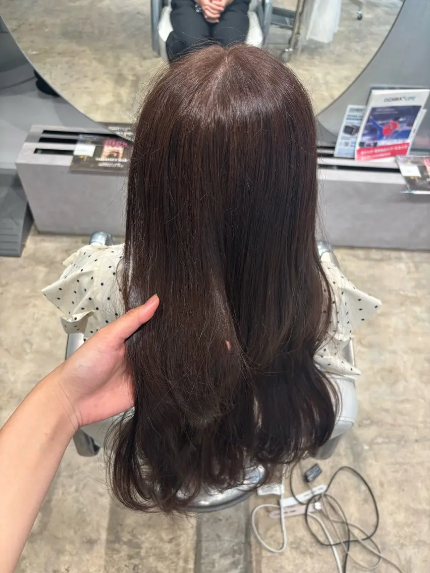 ロング カラー ヘアカラー 山森 沙耶のヘアスタイル