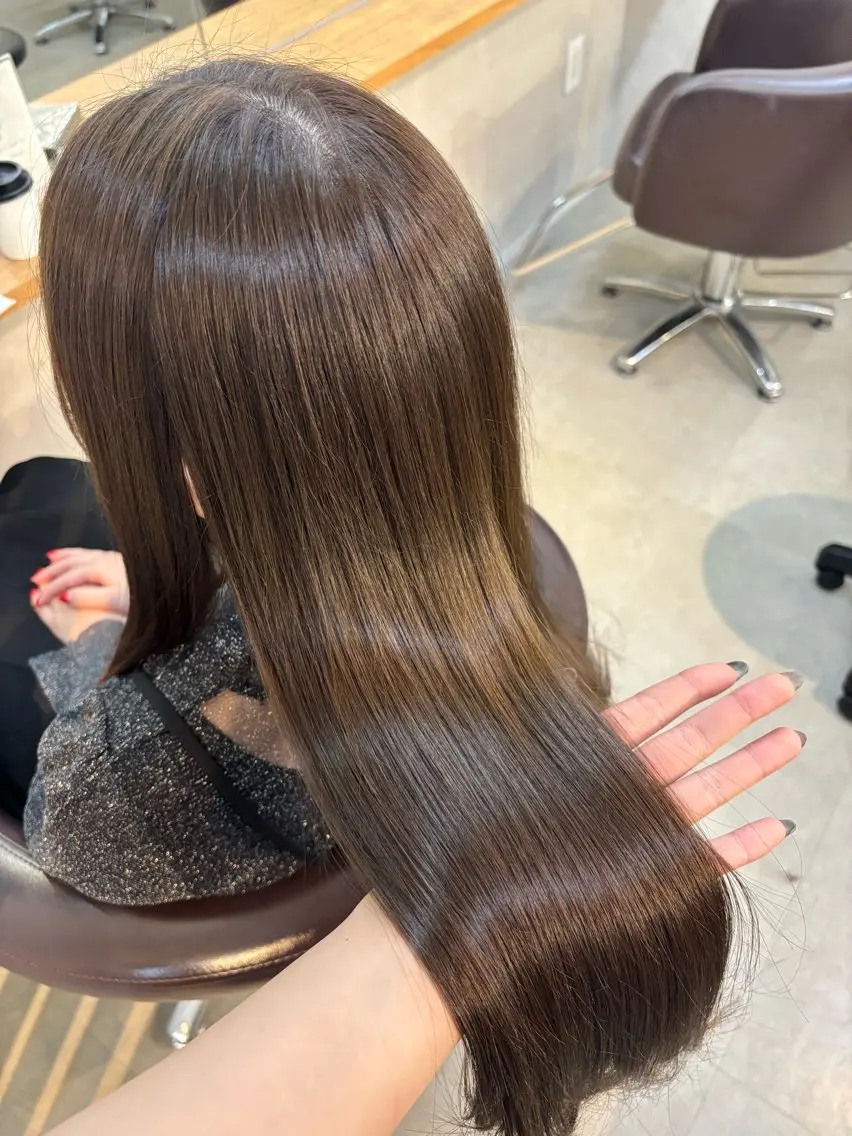 ロング カラー カット ヘアカラー 🎀Maho🎀ボブ × 髪質改善のヘアスタイル