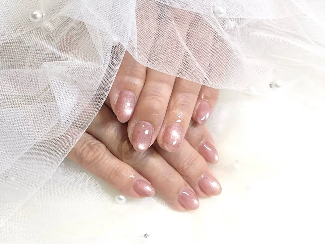 ネイル 氷ネイル・うるうるネイル マグネットネイル ちゅるんネイル ✨🎀AMIのネイルデザイン