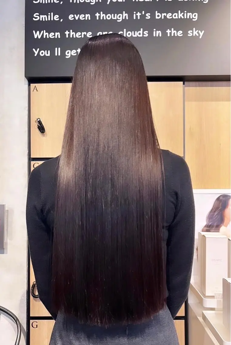 ロング カラー パーマ ブリーチ 髪質改善 ロング トリートメント 酸性ストレート ヘアカラー 縮毛矯正 💎髪質改善専門 jewel boxのヘアスタイル