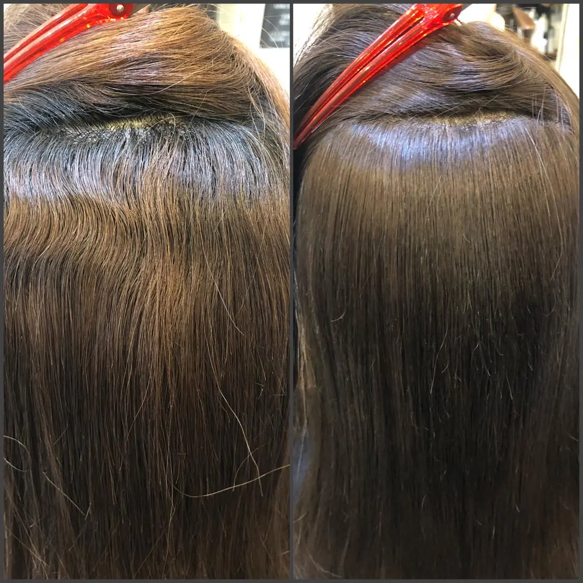 ミディアム 縮毛矯正 北堀江【HUE】 アオキ　コータのヘアスタイル