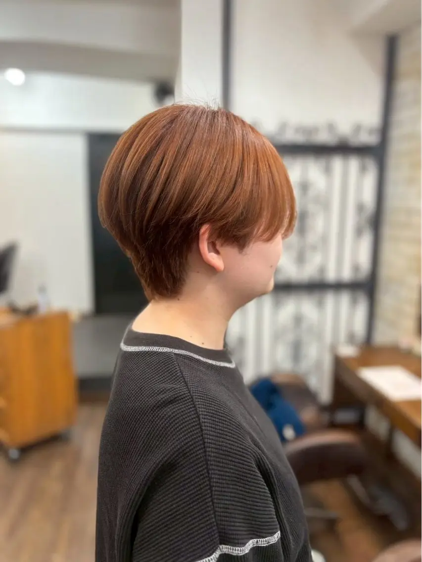ショート ヘアカラー みいなブリーチモデル 募集中！のヘアスタイル