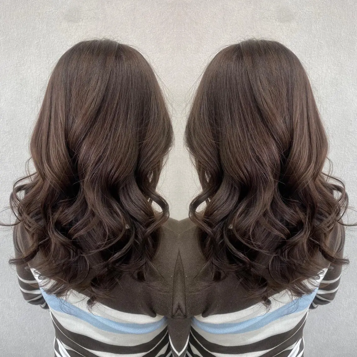 ロング カラー tocca 💜石田愛結💜のヘアスタイル