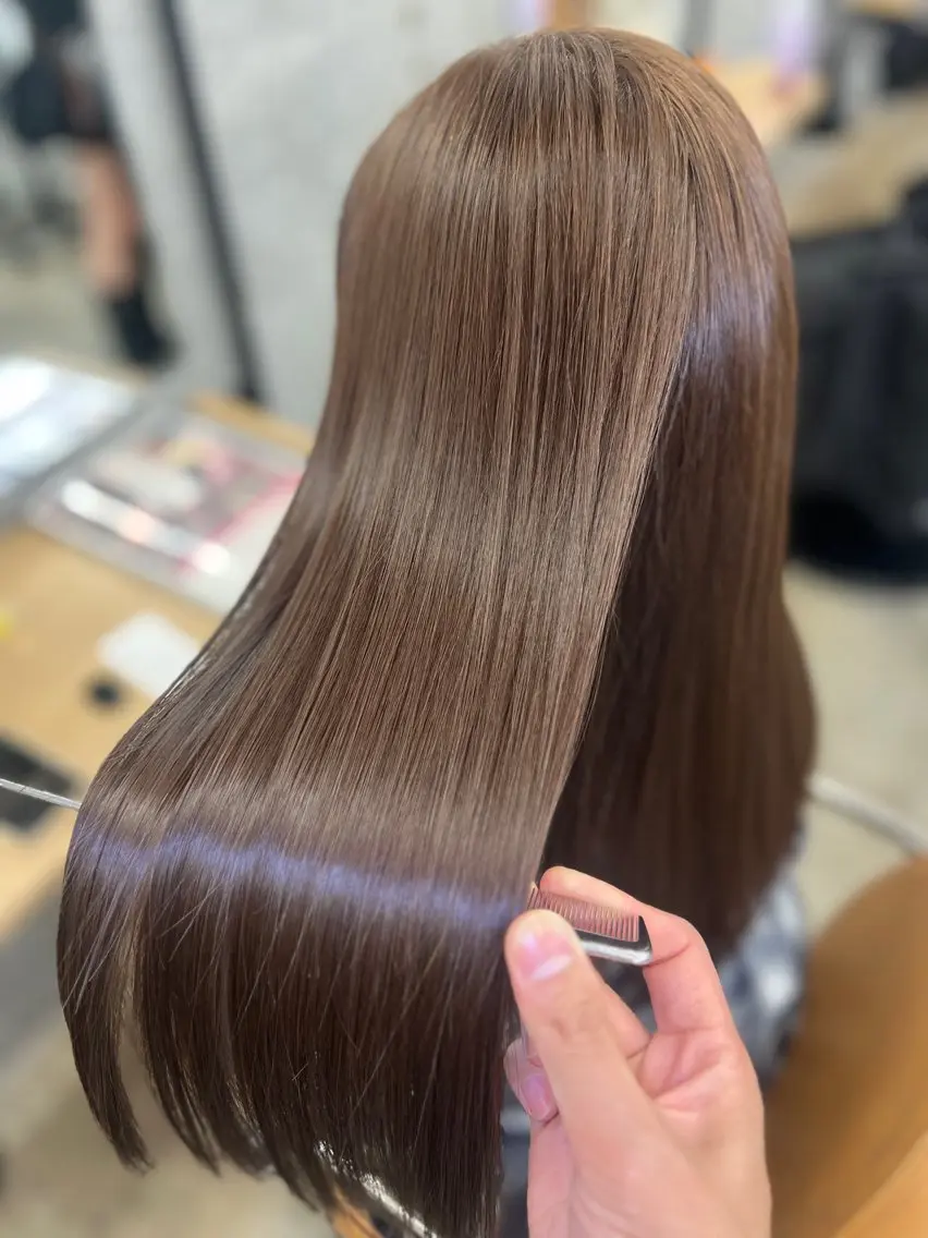 ロング カット ヘアカラー 縮毛矯正 トリートメント ✨艶髪職人 しょうたろう✨のヘアスタイル
