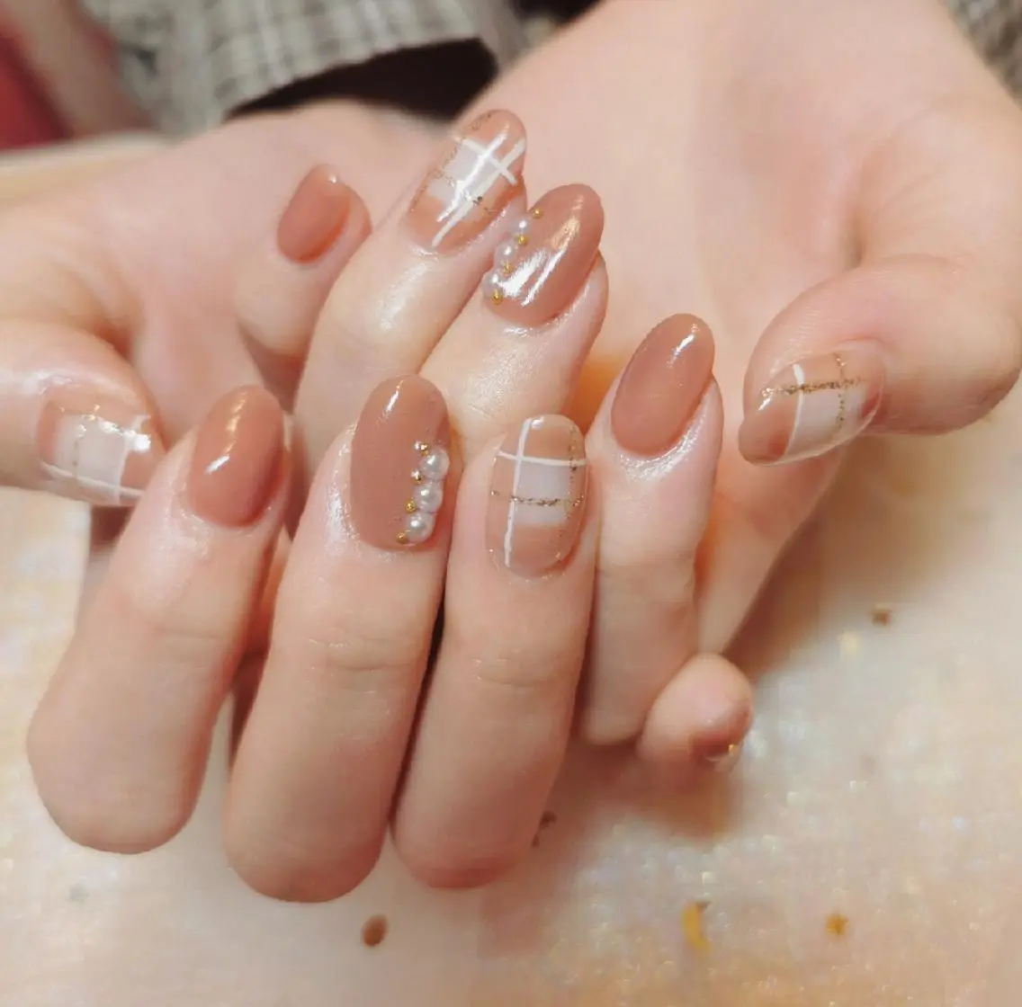 ミディアム ネイル ネイリスト ゆかのネイルデザイン