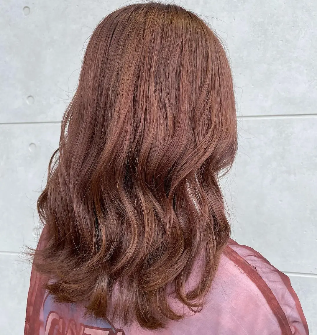 ミディアム カラー パーマ ヘアアレンジ メンズ キッズ マツエク・マツパ ベージュカラー ブラウンカラー ピンクカラー ピンクベージュ ピンクブラウン sara 荒井店のヘアスタイル