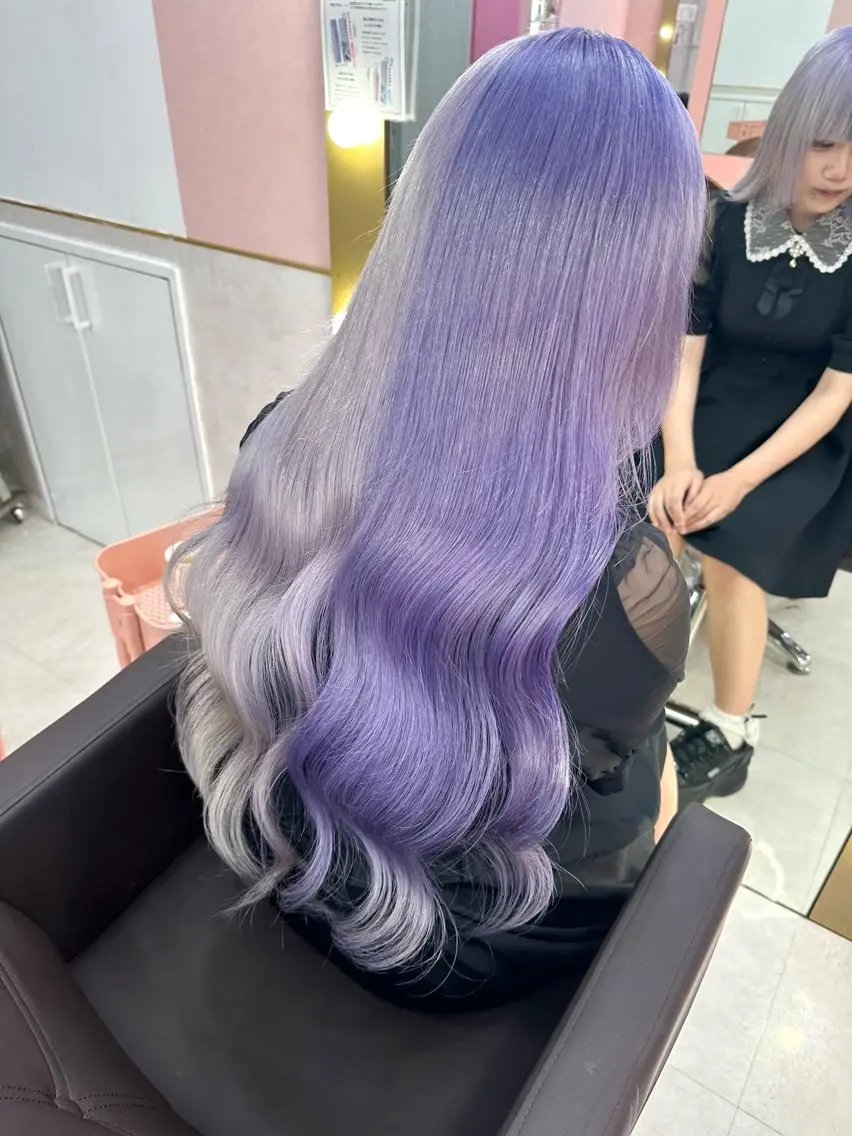 ロング カラー ✨デザイン/ブリーチ MANATOのヘアスタイル