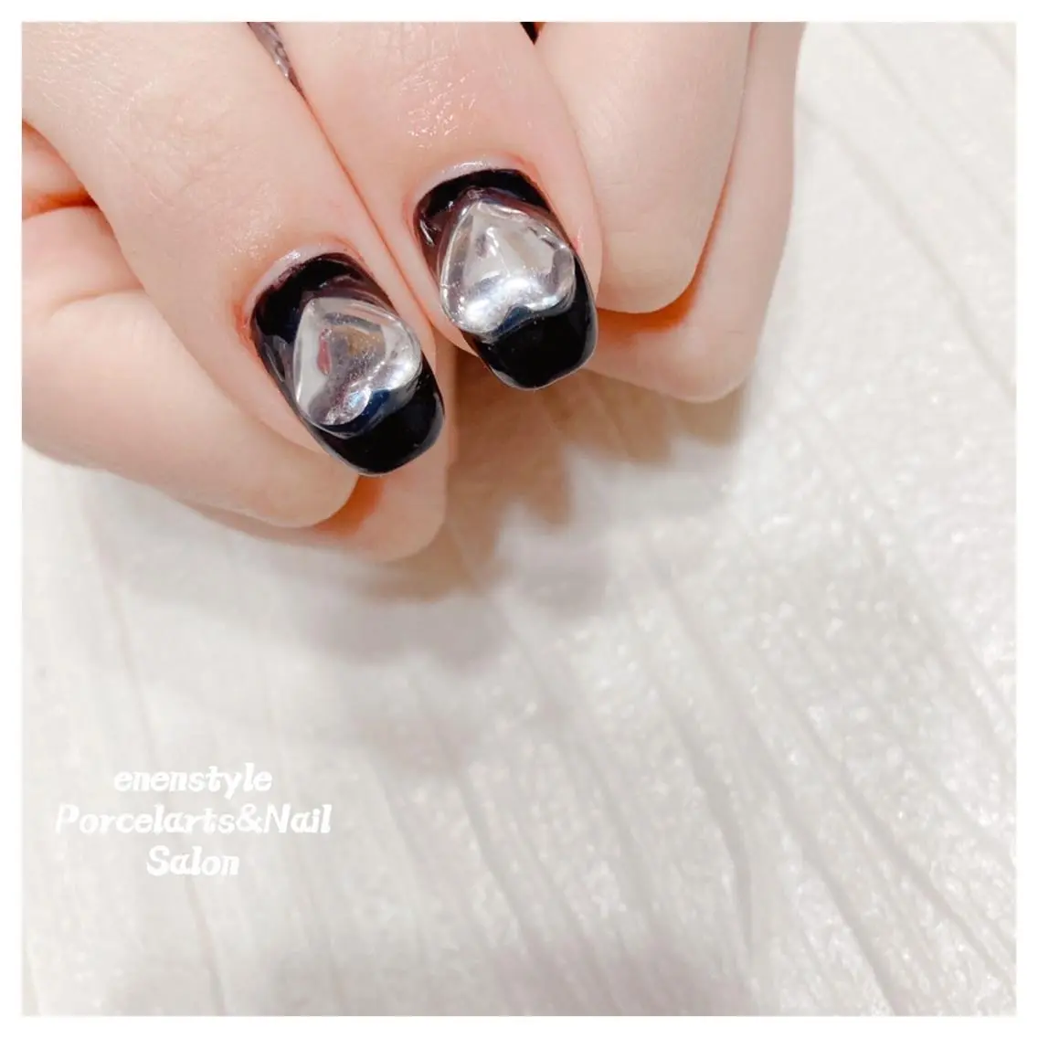 ミディアム ネイル 🐾enen style 🐾のネイルデザイン