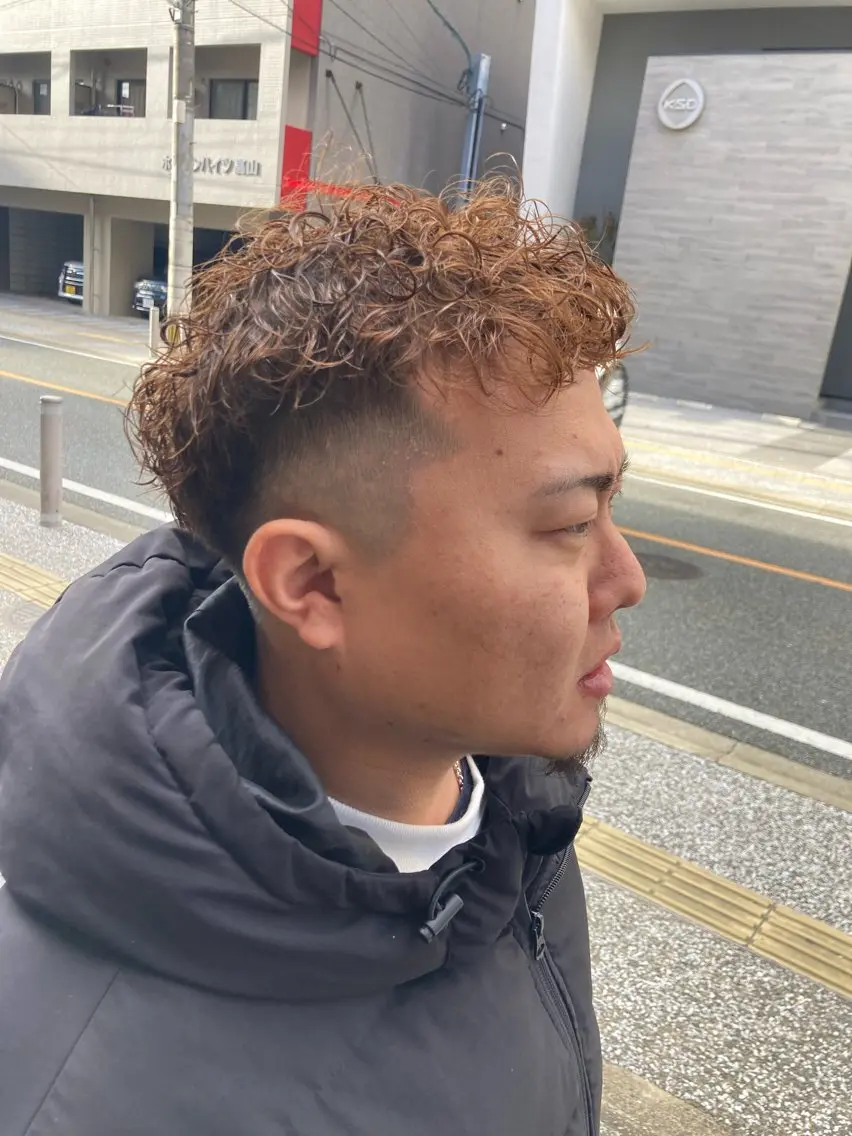 ショート パーマ 三浦 寛都のヘアスタイル