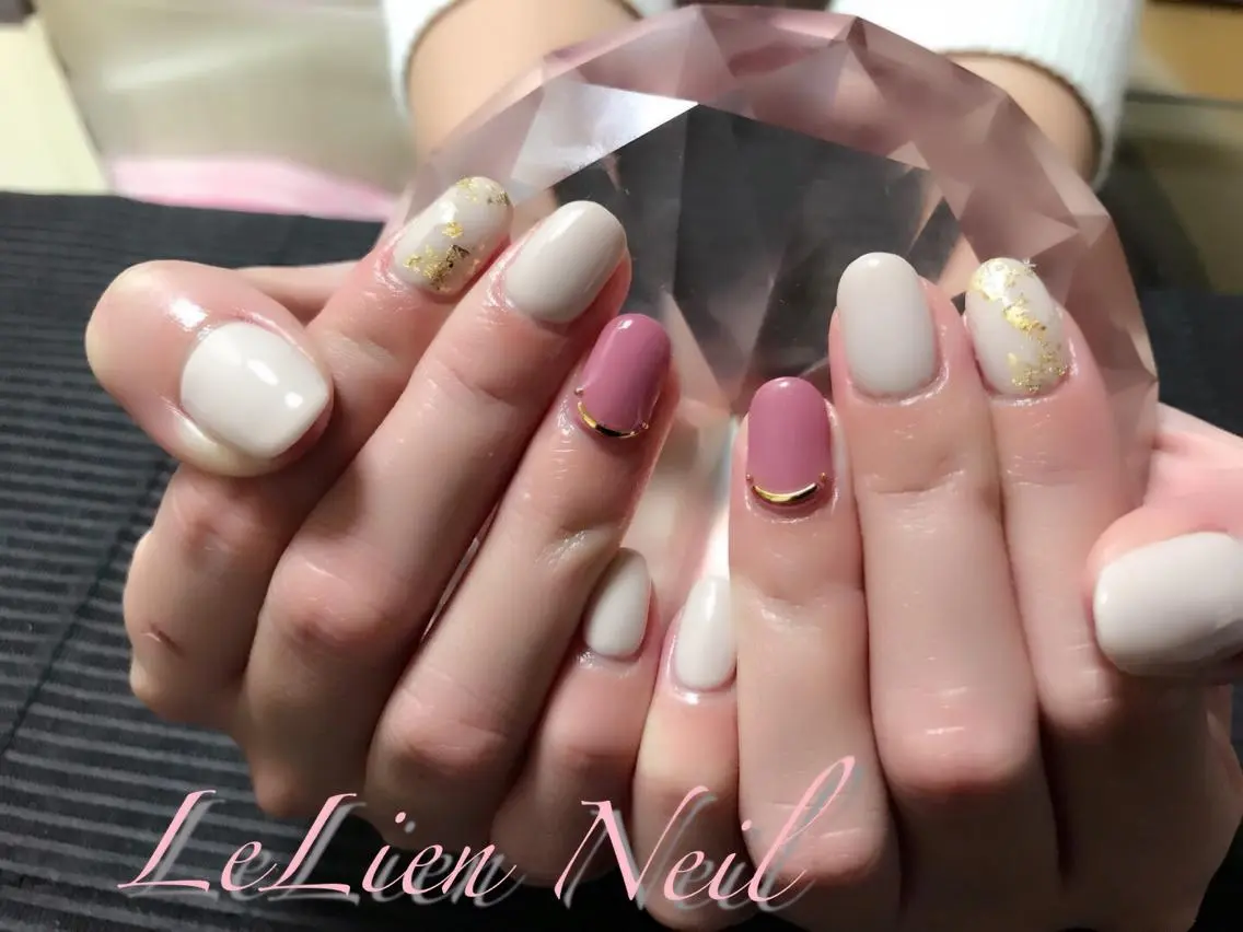 ネイル モチの良さ◉ フィルインネイル♡のネイルデザイン