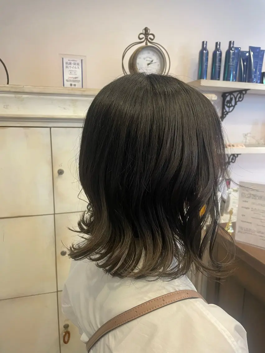 ミディアム カラー グラデーションカラー 豊中/髪質改善/ レイヤーカットミヅキのヘアスタイル