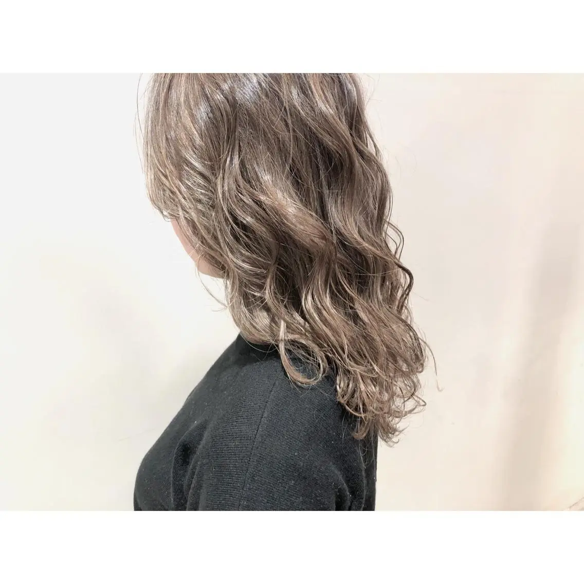セミロング カラー 心斎橋 美髪職人　近江のヘアスタイル