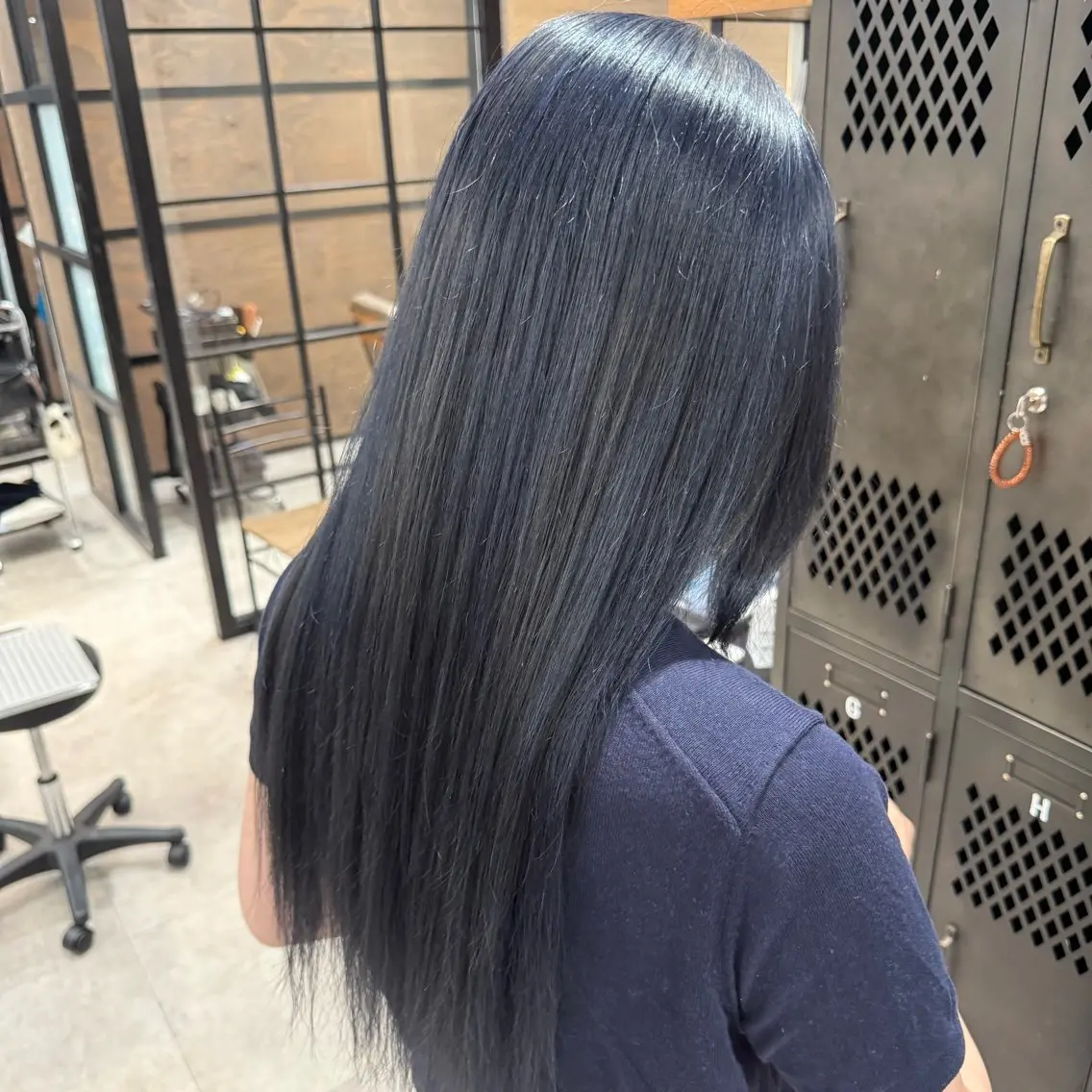 セミロング ヘアカラー トリートメント ルナ🫐縮毛矯正 🫐髪質改善のヘアスタイル