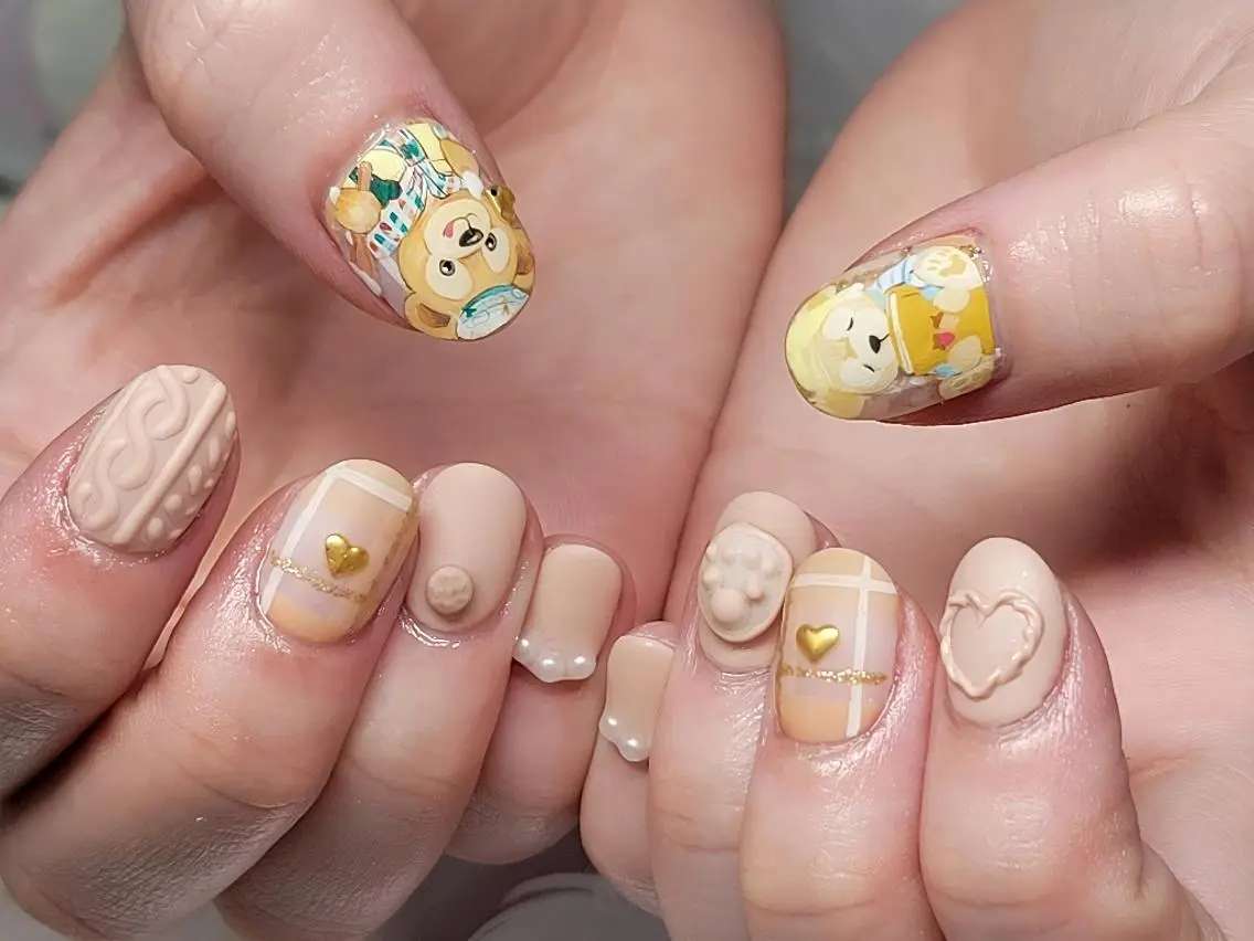 ネイル アートネイル ジェルネイル おで@ oderi_nailのネイルデザイン