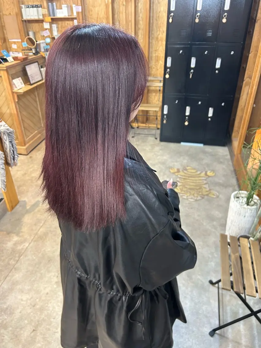 カラー レッドカラー バイオレットカラー 🌷カットモデル 募集中🪽/mayuのヘアスタイル