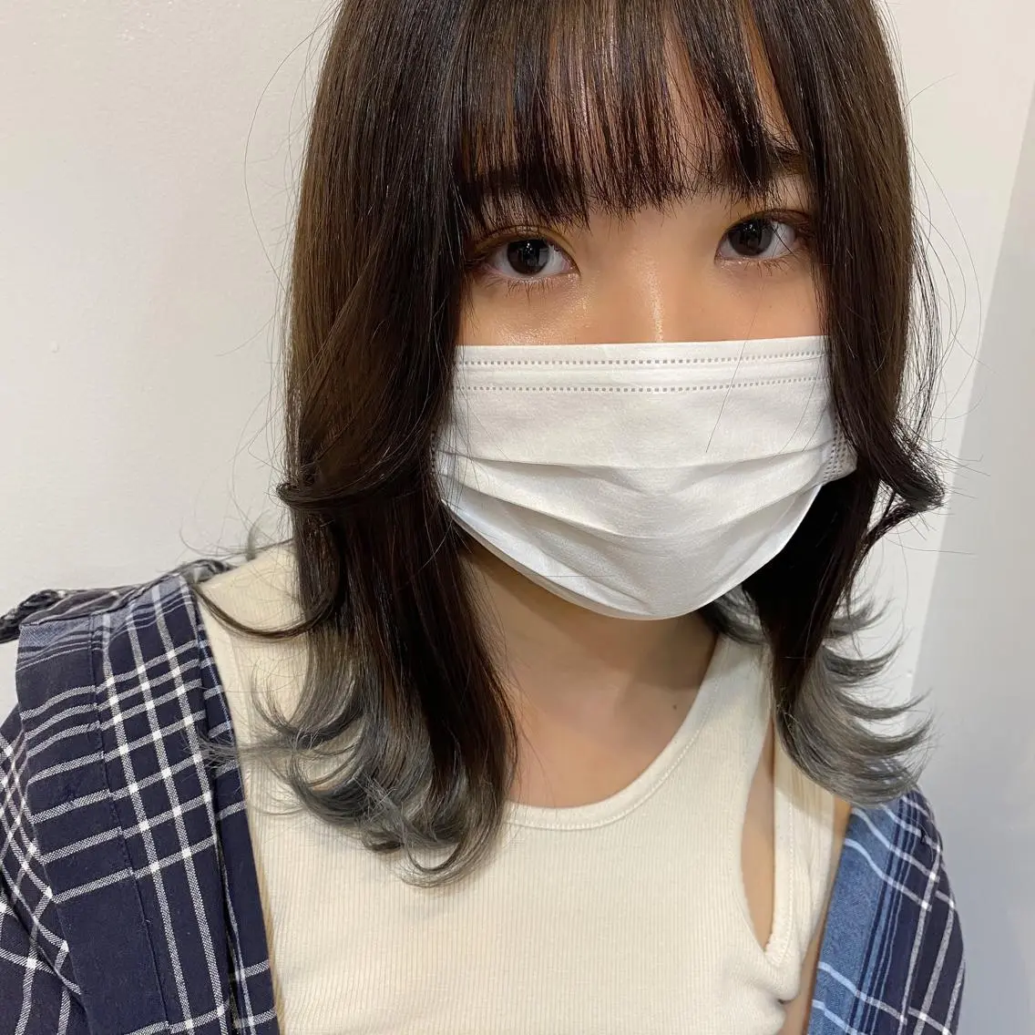 ミディアム カラー ヘアアレンジ MOE /Zina横浜2ndのヘアスタイル