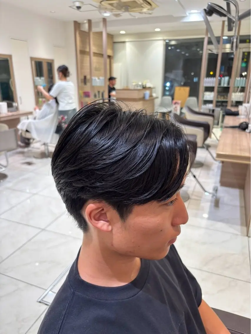 パーマ メンズ メンズパーマ カット パーマ フェザーパーマ/ カットShion🪼のヘアスタイル