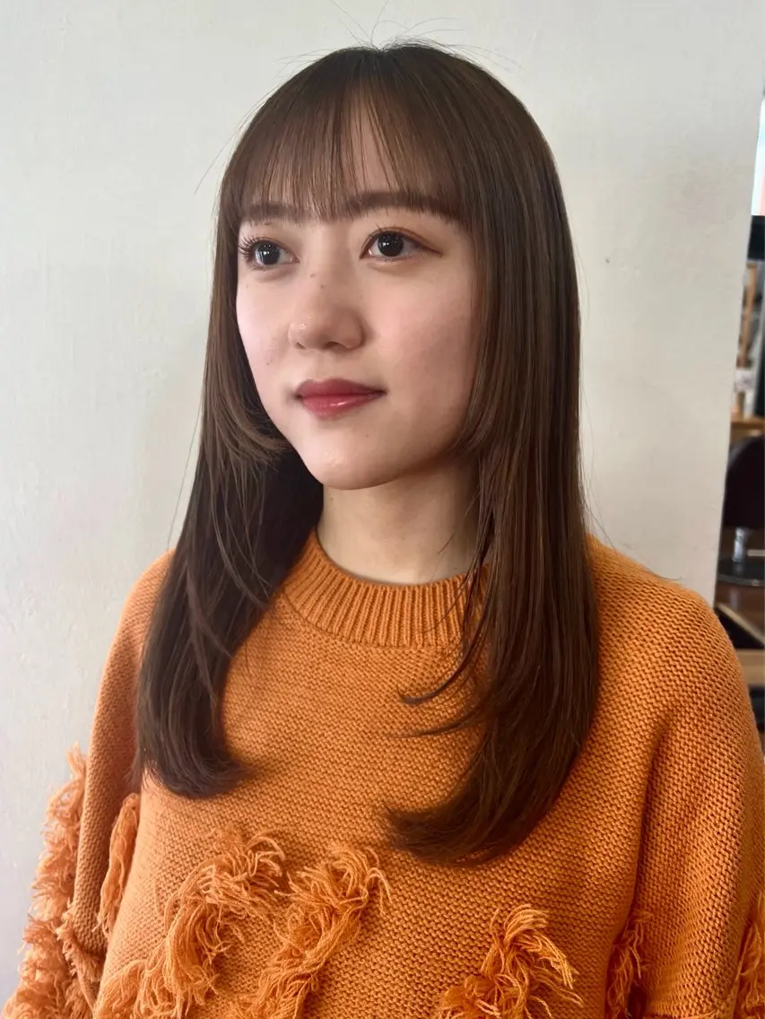 ロング トリートメント 韓国ヘア 🎀華澄のヘアスタイル