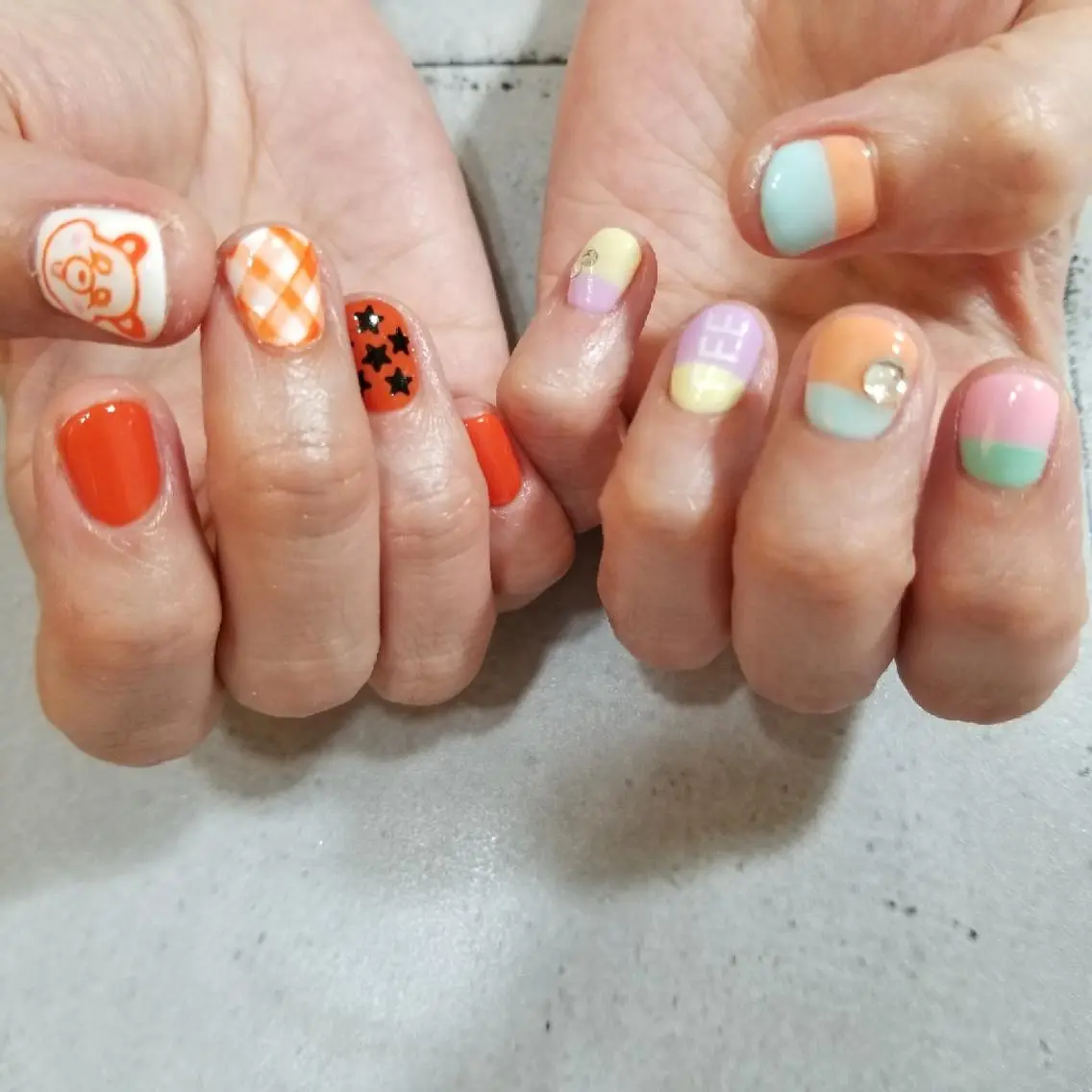 ネイル アートネイル nijiiro🌈 サトウのネイルデザイン
