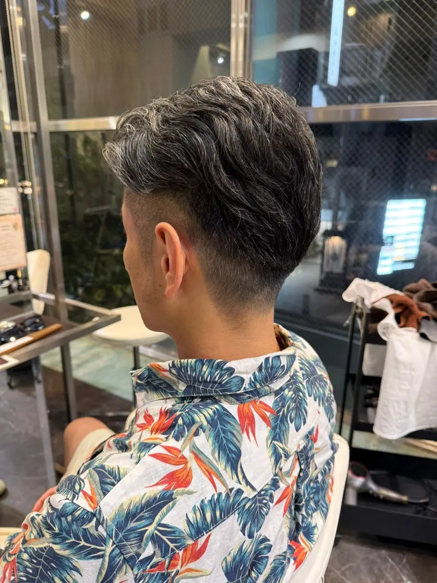 メンズ 刈り上げ 浜田 美来のヘアスタイル