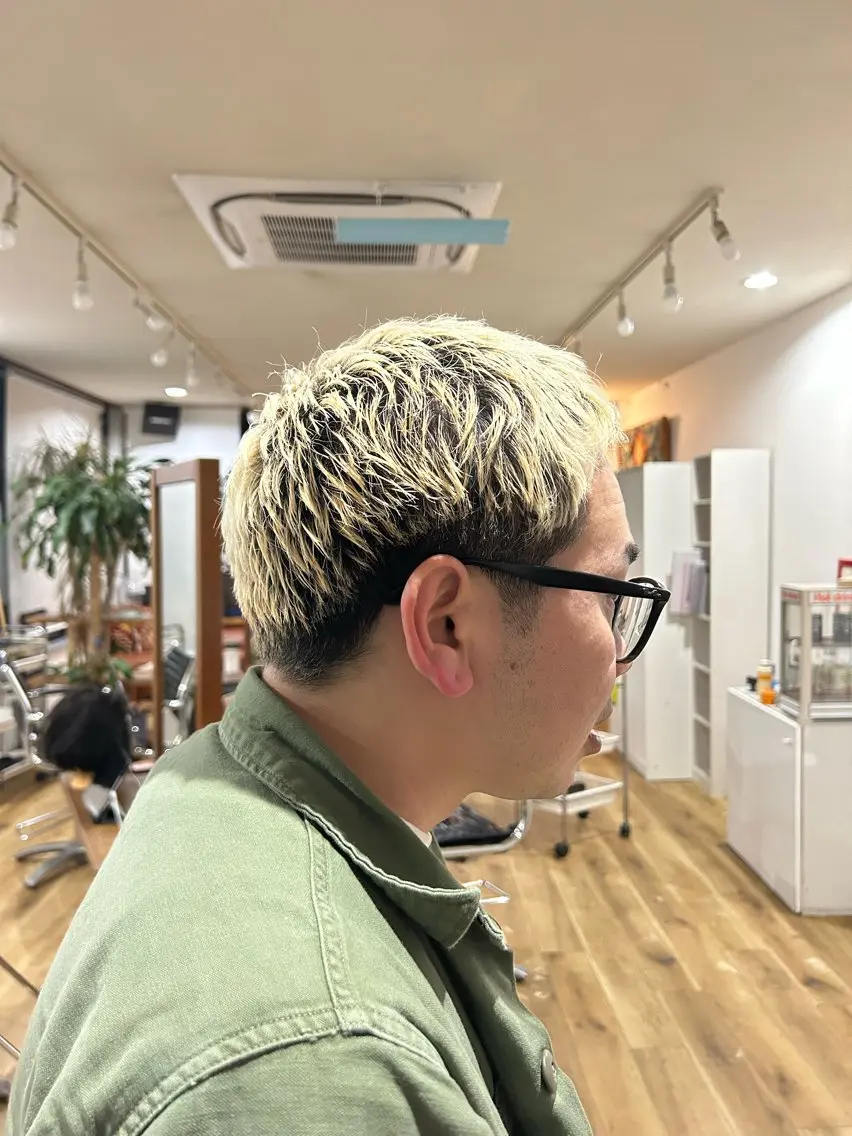 メンズ カット ⭐️美髪矯正　透明感 nobuのヘアスタイル