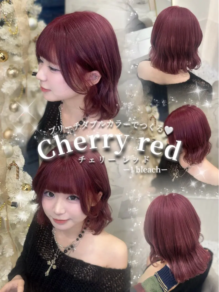 ミディアム カラー ヘアカラー トリートメント 🎀ちゃんりお🎀 /ブリーチなしカラーのヘアスタイル