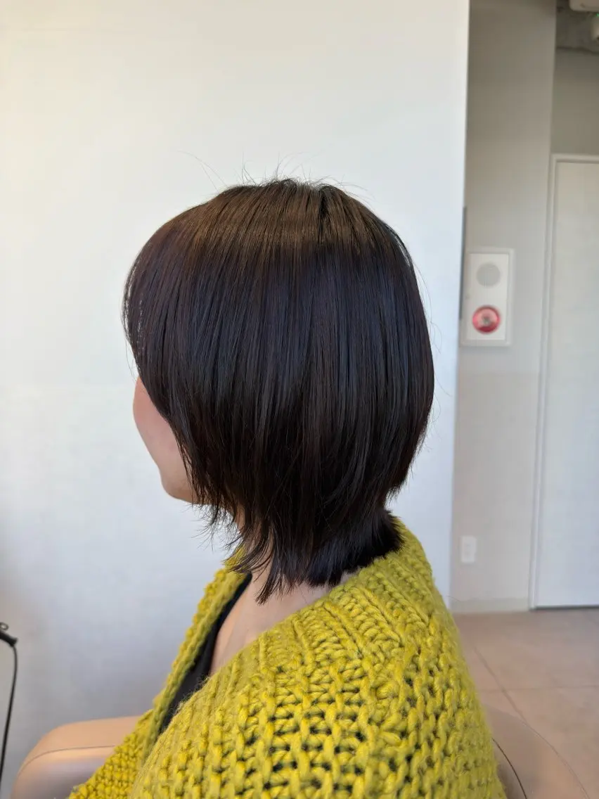 ミディアム ボブレイヤー ボブ レイヤーカット 🍇おぐら めぐみ🍇のヘアスタイル