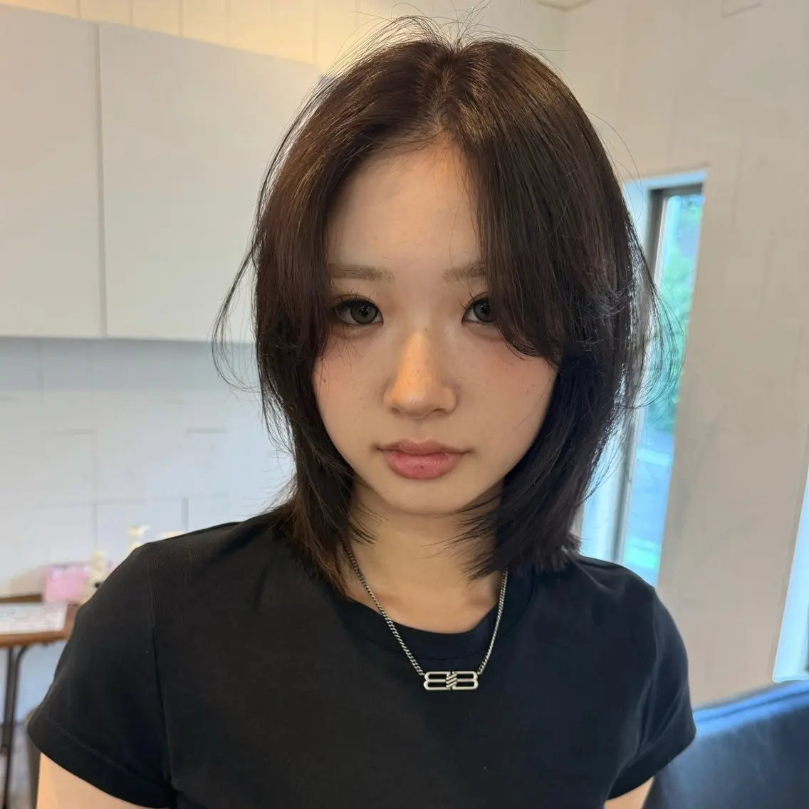 ミディアム 『新潟でトレンド ヘアなら僕』あいるのヘアスタイル