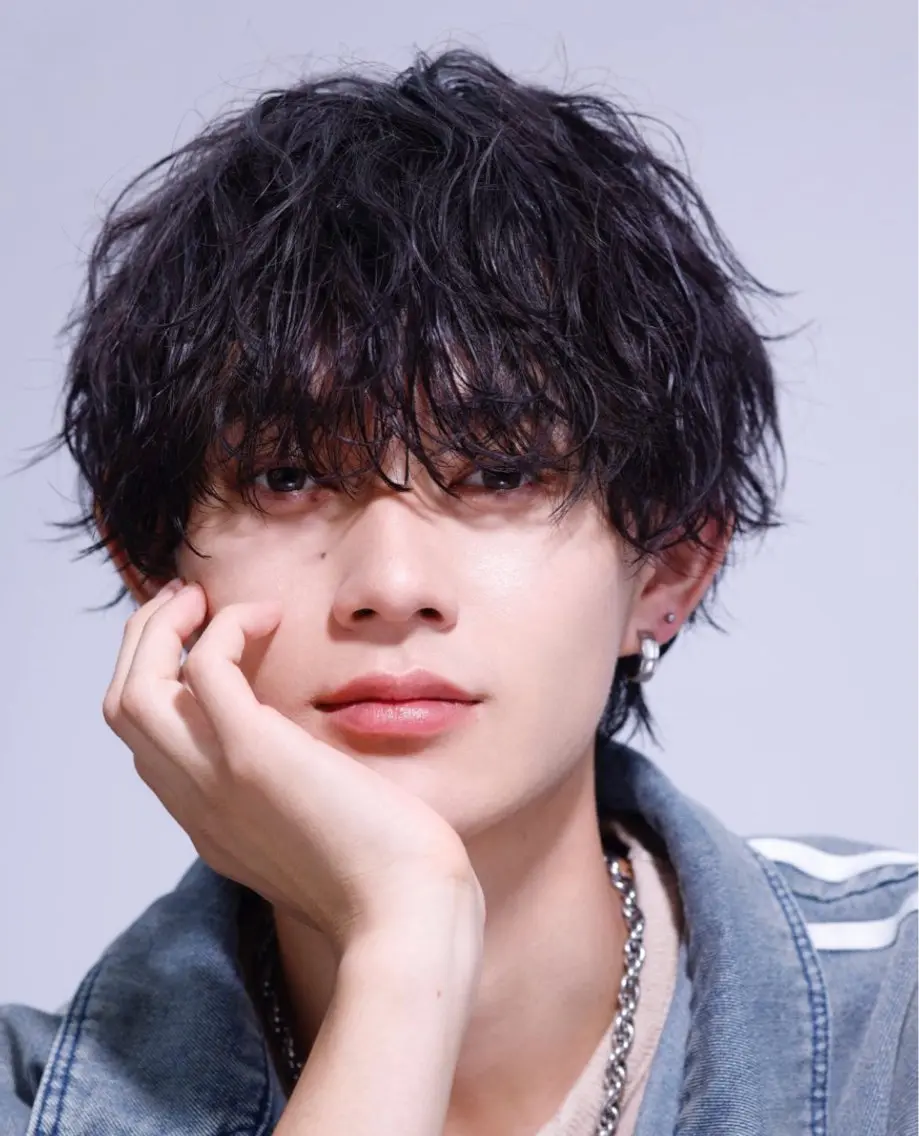 メンズカット＋パーマ＋スカルプスパトリートメントの写真