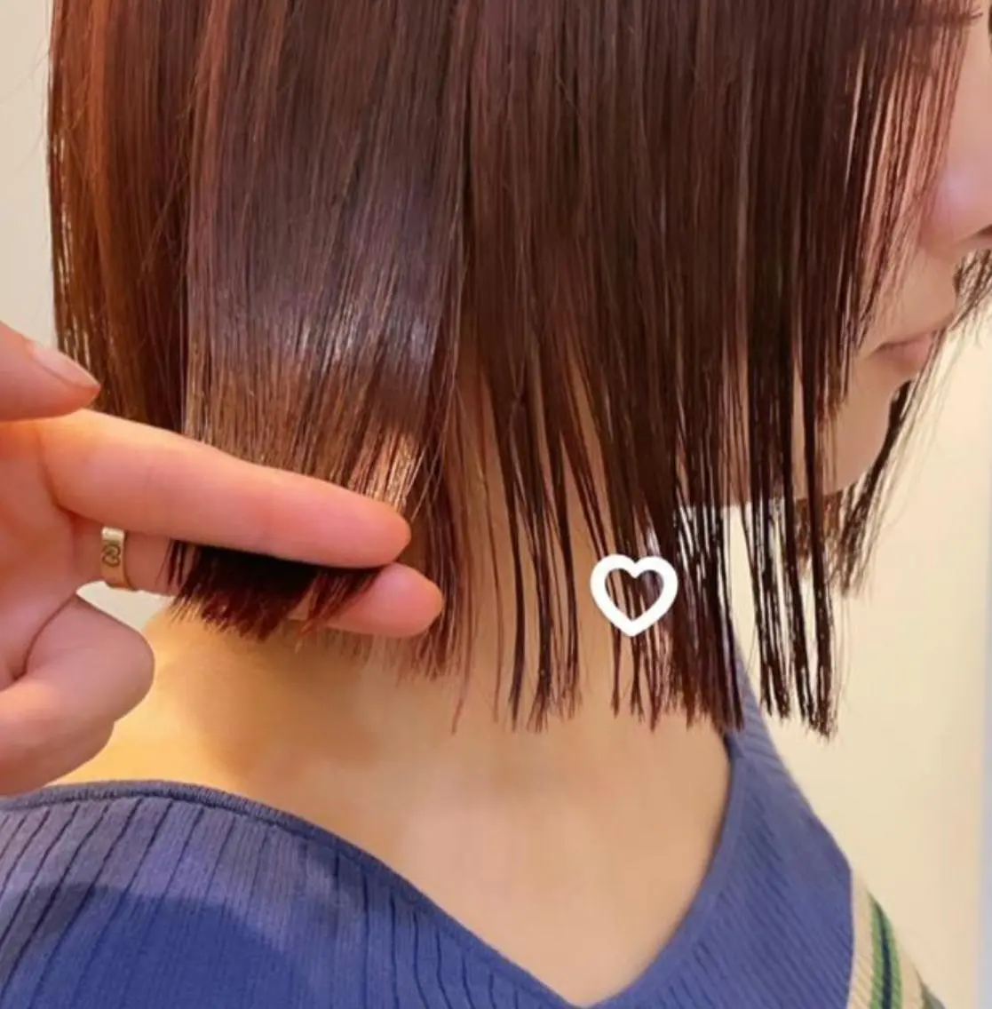 ミディアム カット ヘアカラー トリートメント minatsu 東京の技術を京都でのヘアスタイル