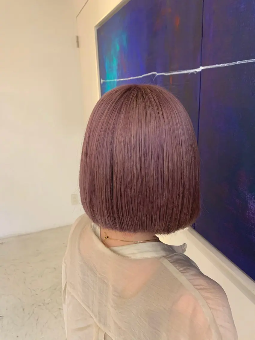 ショート カラー ヘアカラー トリートメント ✂︎ wakano shinpei✂︎のヘアスタイル