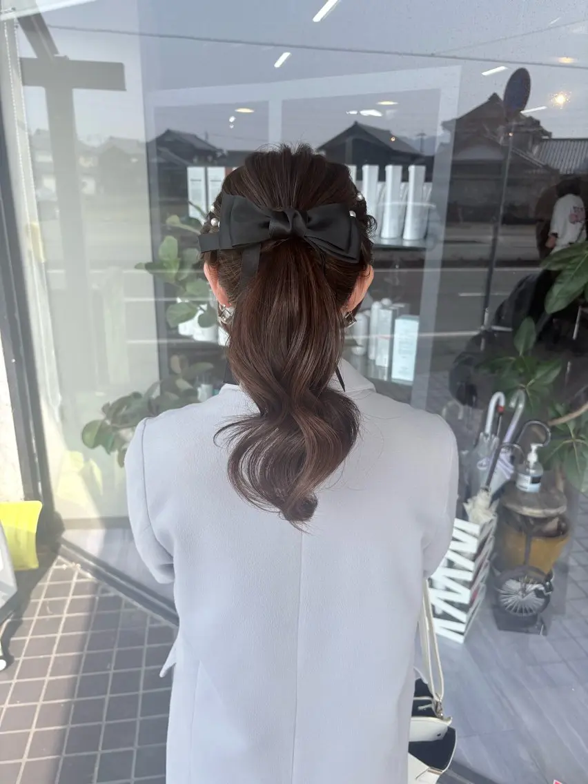 ロング ヘアセット arika さやのマツエク・マツパデザイン