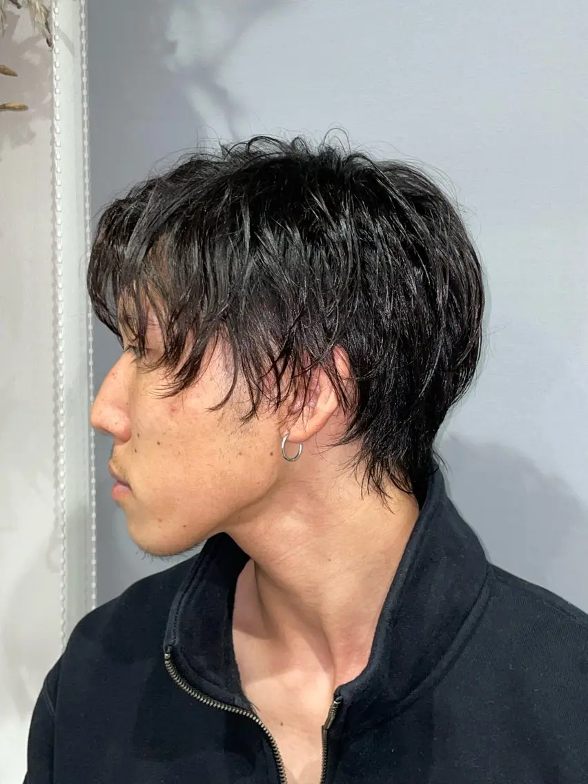メンズ カット ボブモデル募集/ 青木亮太郎のヘアスタイル