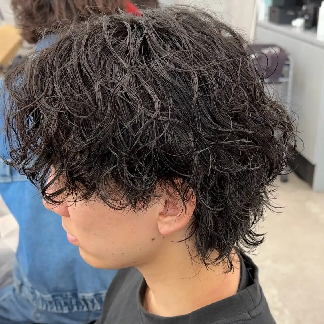 パーマ メンズ メンズパーマ 磯村 翔大のヘアスタイル