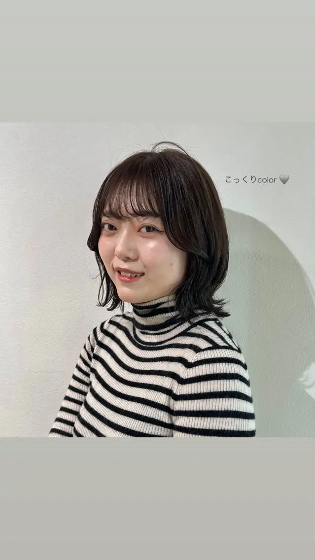 ミディアム カラー モテhair♡.* ﾏﾂｴｸ/さくら🍨のマツエク・マツパデザイン