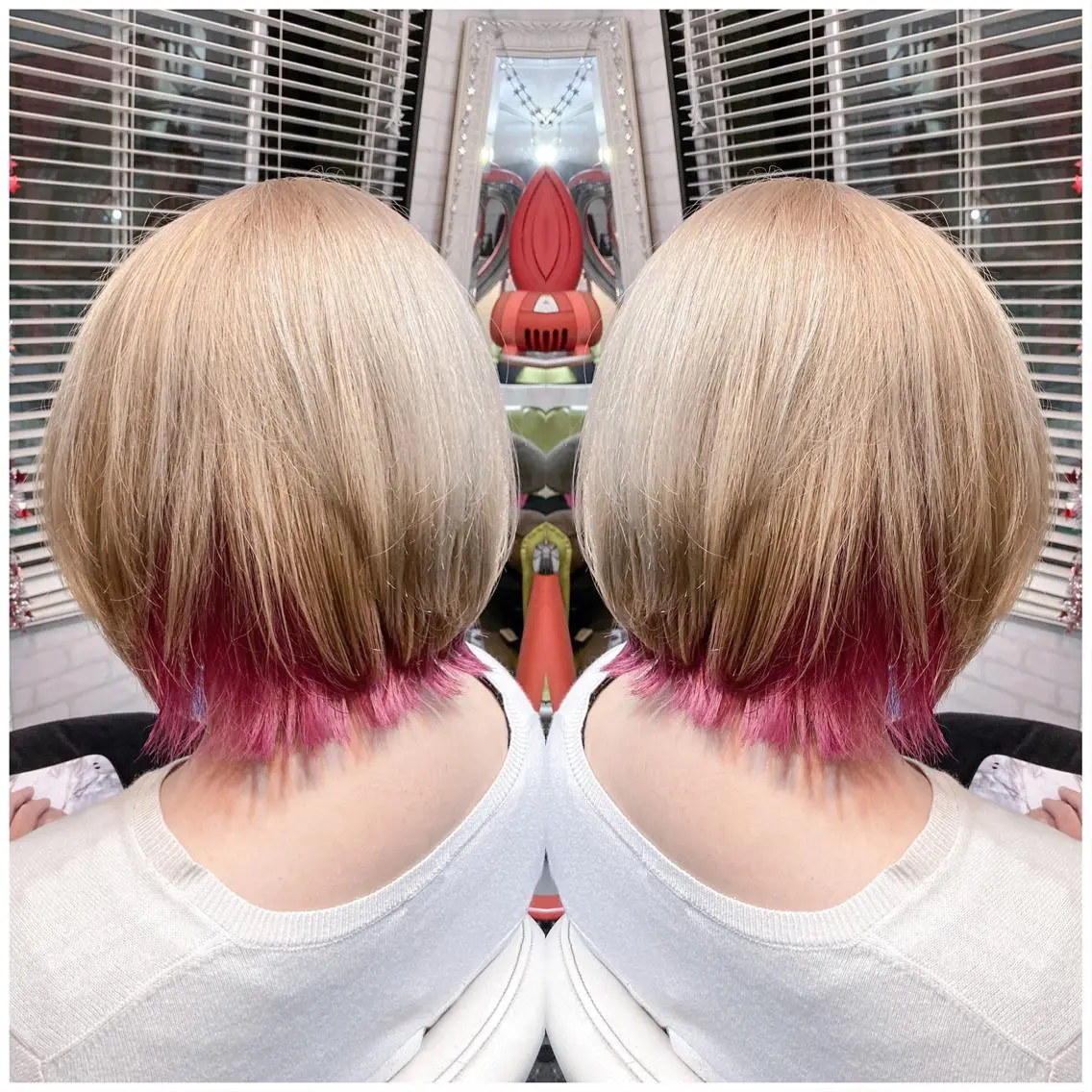 ショート カラー ヘアアレンジ Kimura Shinyaのヘアスタイル