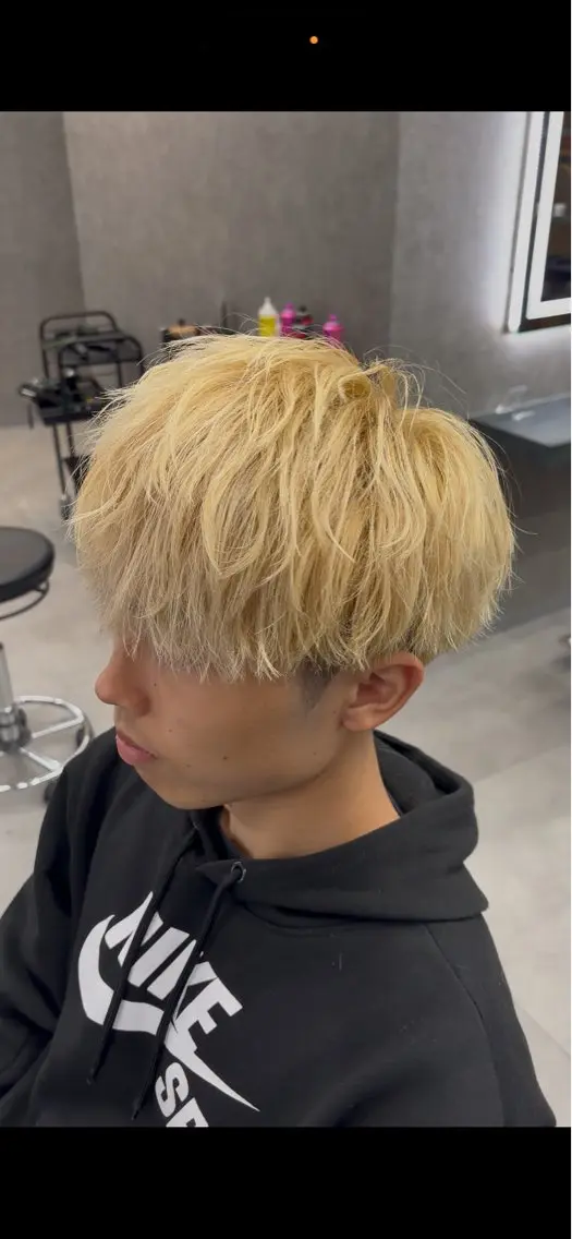 【🔥短髪にも合う!🔥】ブリーチダブルカラー(ケアブリーチ込み)の写真
