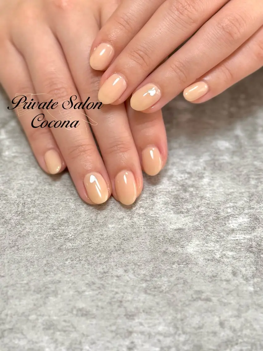 ネイル ワンカラーネイル ハンドネイル プライベートサロン nailcoconaのネイルデザイン
