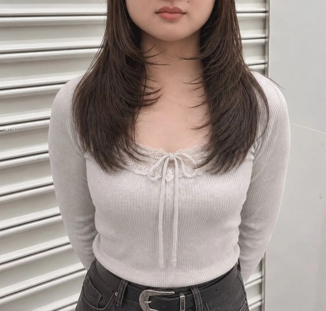 レイヤーカット+シャンプートリートメント🤍🌸　　　月曜日限定‼️＜3日前までにご予約お願いします🥺＞の写真